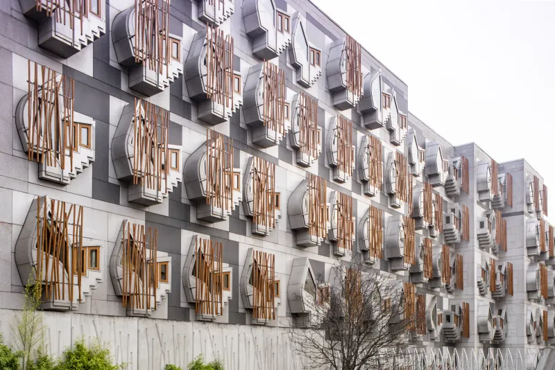 Enric Miralles · Scottish Parliament Building