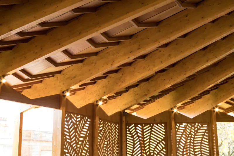 Lina Ghotmeh · Serpentine Pavilion, À table