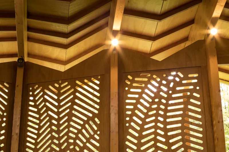 Lina Ghotmeh · Serpentine Pavilion, À table