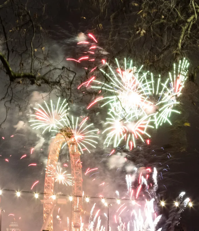London Eye Fireworks